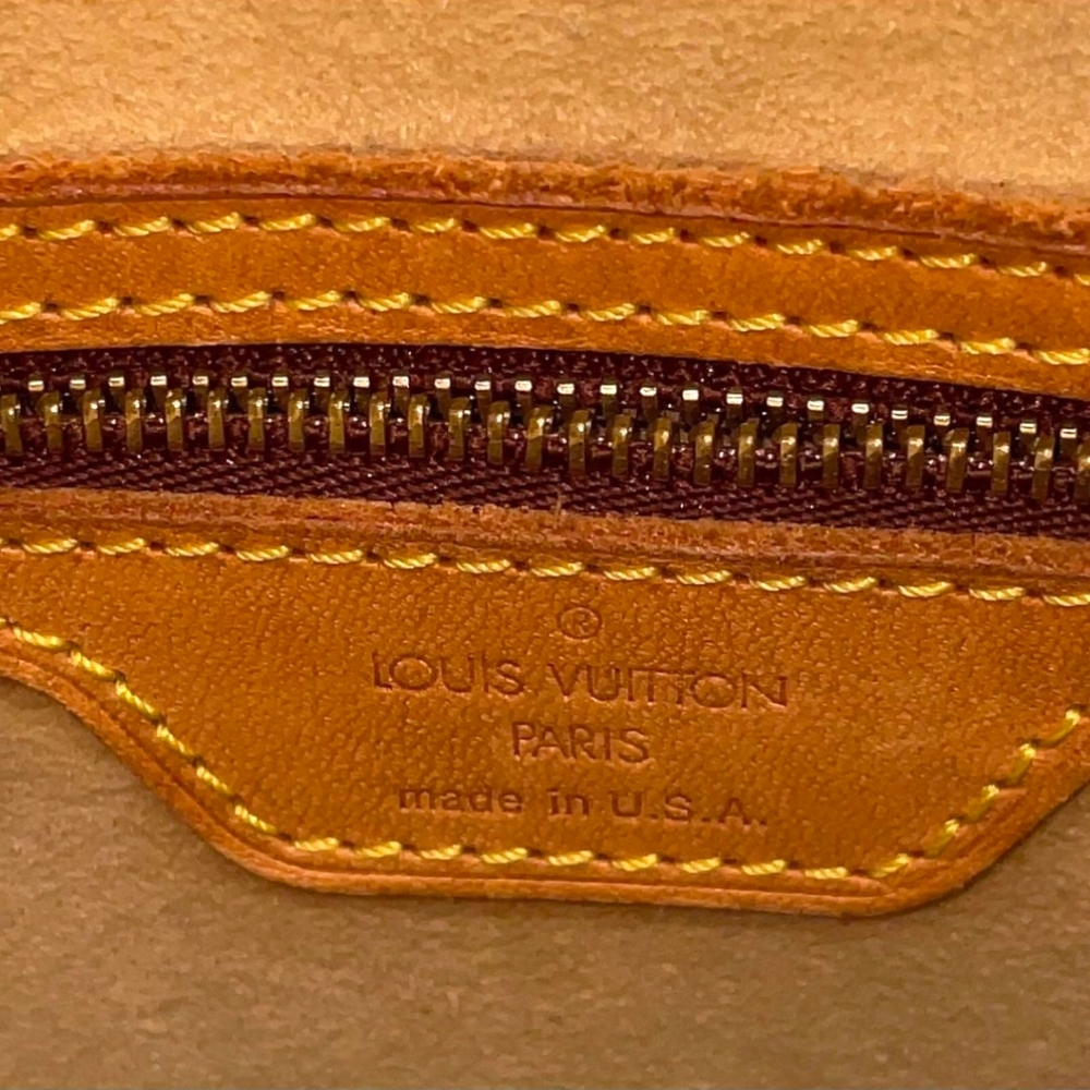 Y2K USA Made Vintage Louis Vuitton GM Looping Monogram Canvas Shoulder Handbag - Picture 17 of 17